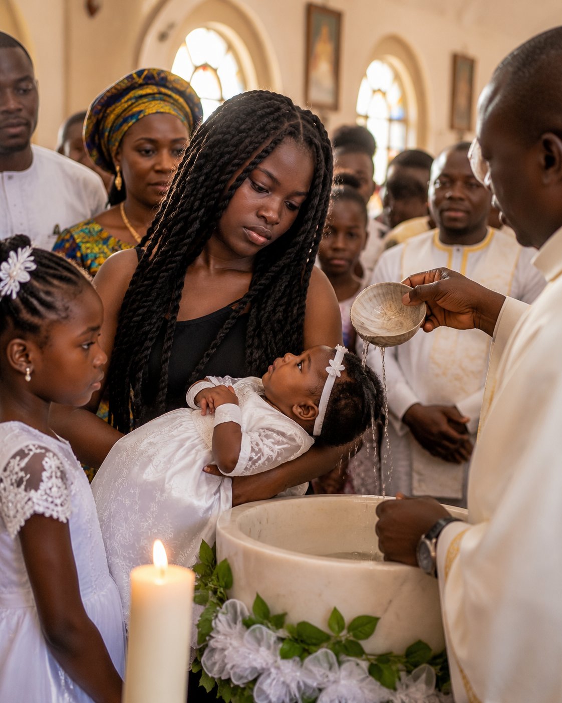 Baptême et famille africaine